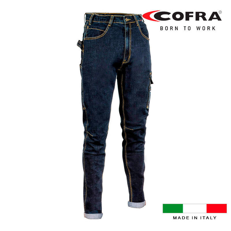 Pantalon Vaquero Cabries Blue Jeans Cofra Talla 50