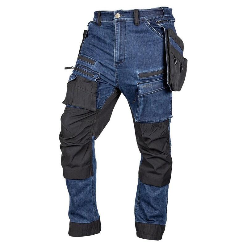 Pantalones De Trabajo Denim Refuerzos De Cordura, Granato