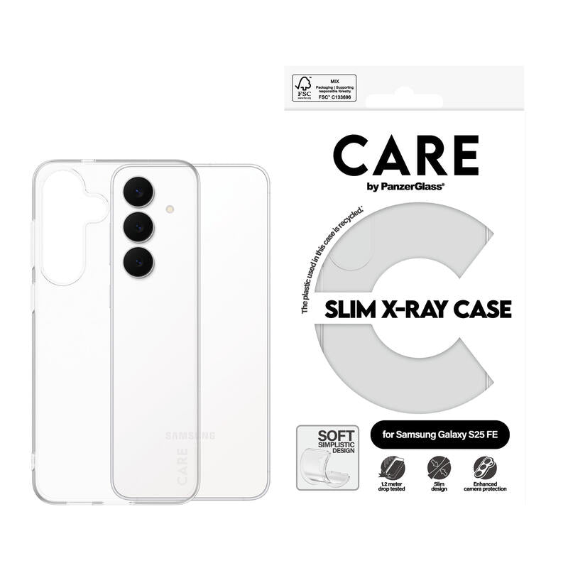 Panzerglass Care Fashionable Case Transp. X-Ray Soft Basic Samsung Galaxy S25 Fe