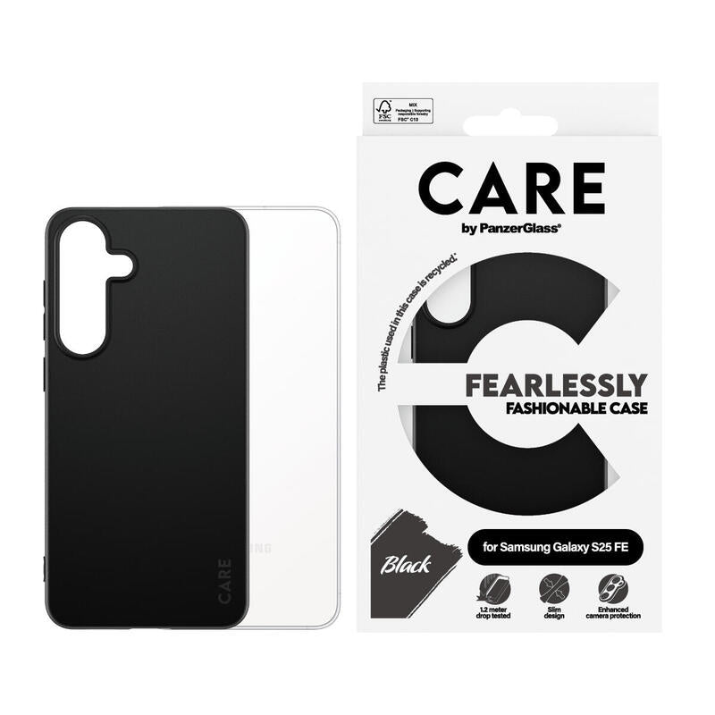 Panzerglass Care Tpu Case Negro Samsung Galaxy S25 Fe