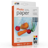 Papel Fotogrã¡Fico Mate Colorway, 100 Hojas, 10x15, 190 G/Mâ²
