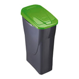 Papelera 15 Litros Ecobin Con Tapa Color Negro/Amarillo 31x20x42cm Mondex