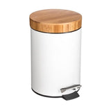 Papelera Baño Bambu-Blanco 3l Colección 'Natureo'