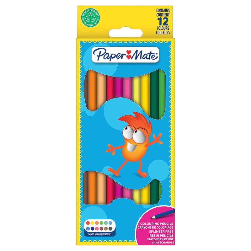 Paper Mate Hntmifte Kids Colouring Hnt 12er M Blimer