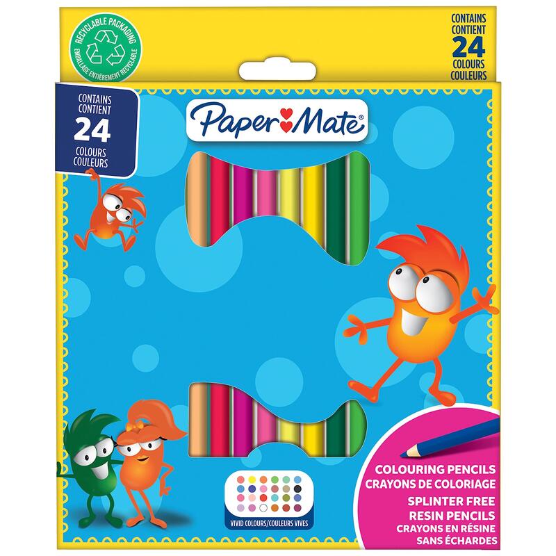 Paper Mate Hntmifte Kids Colouring Hnt 24er M Blimer