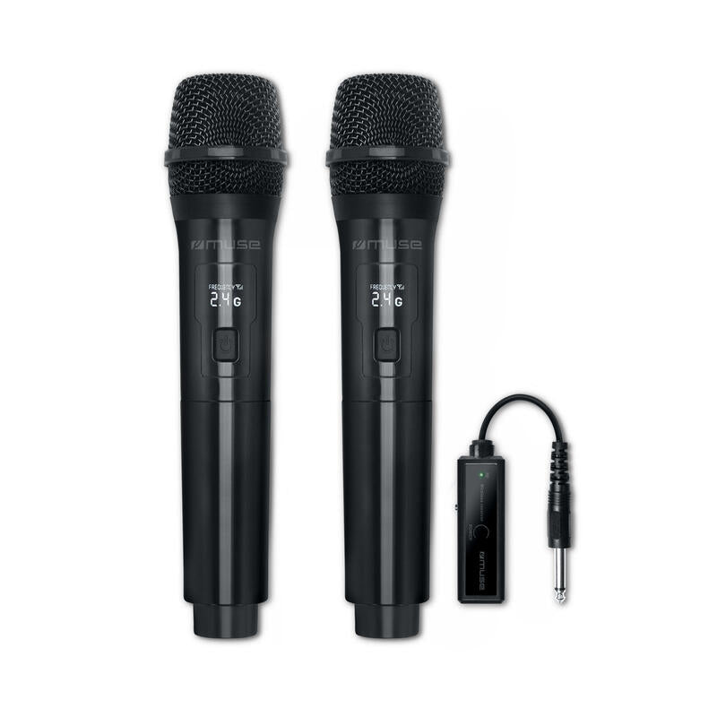 Paquete 2 Micrófonos Inalámbricos Muse Mc-50 Wi