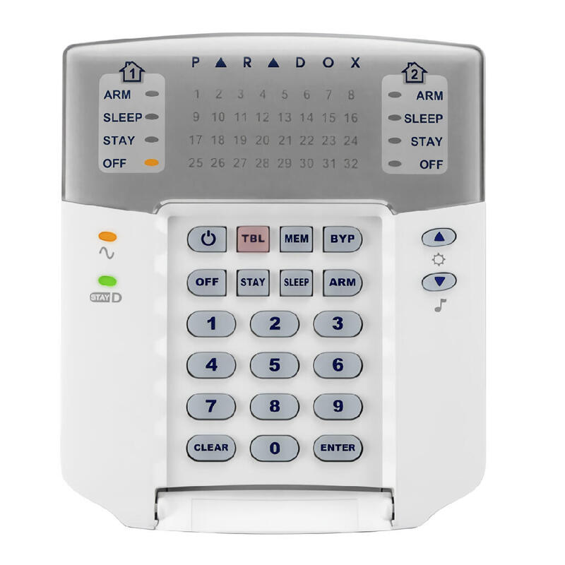 Paradox K32 Teclado Paradox Led K32+ Cableado. Grado 2