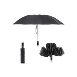 Paraguas  Innovagoods Folbrella  De Cierre Inverso Con Luz Led - Reflectante - Antigoteo - Compacto - Ligero - Color
