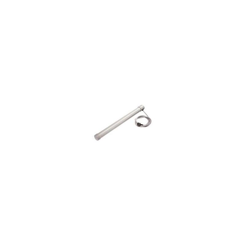 Paralelo Textil Trenzado 2x1mm Blanco 5m