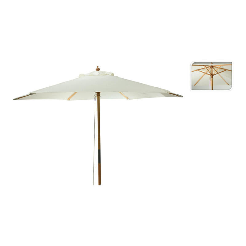 Parasol Con Mango De Madera, Diámetro De 250cm