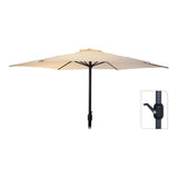 Parasol Ø300cm Altura Maxima 248cm Color: Crema