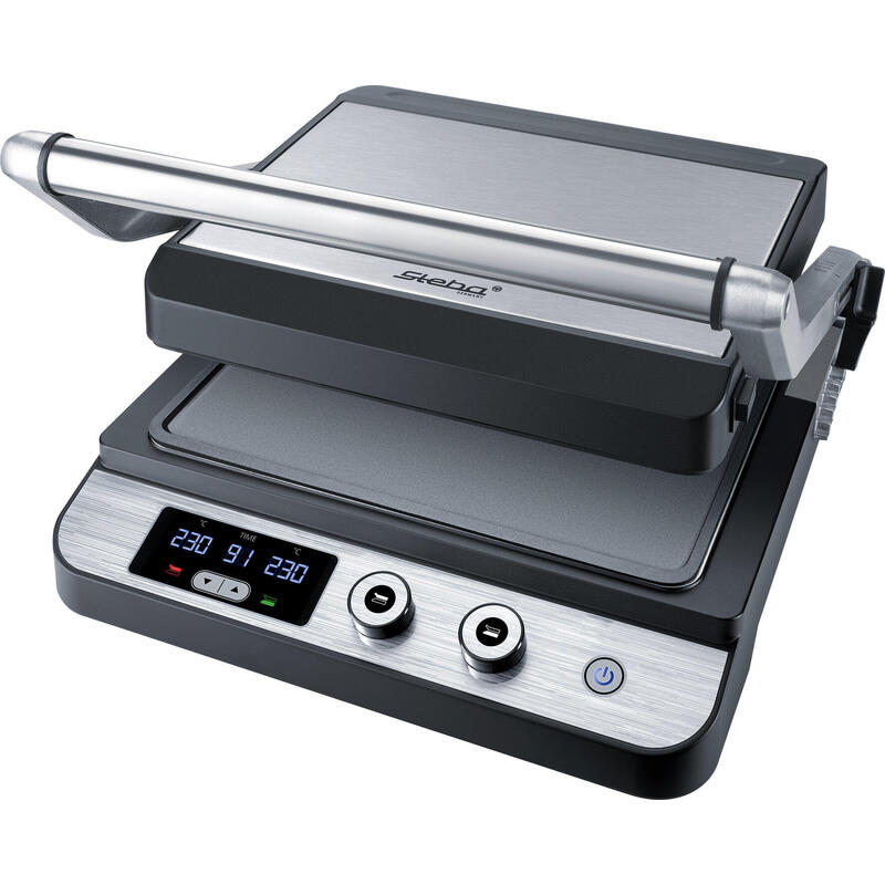 Parrilla De Contacto Steba Fg 120 Plateada, 1.800 W Fg 120