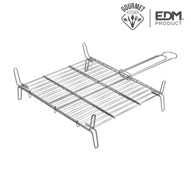 Parrilla Doble 30x30cm Edm