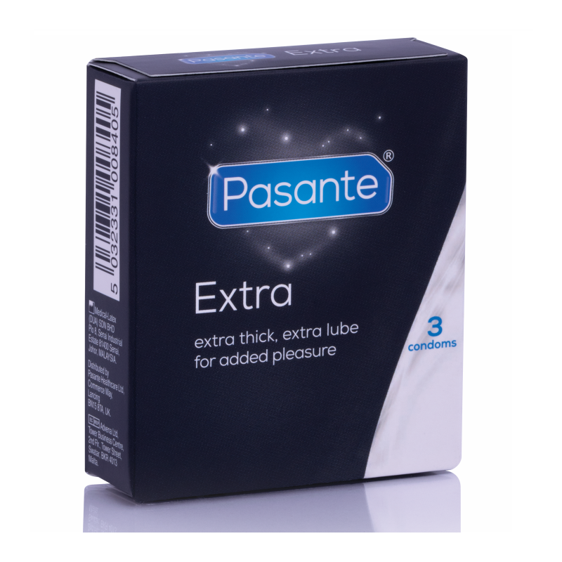 Pasante Extra Preservativo Extra Gruesos 3  Unidades