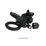 Pretty Love - Passionate Ring Doble Anillo Vibrador + Estimulador Clítoris Negro