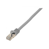 Patchk.Cat6a S / Ftp 0,25m Gris Rj45 Sin Halógenos (Lszh)