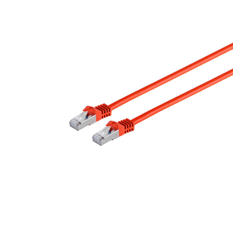Patchk.Cat7/6a S/Ftp 3m Red Rj45 Halogenfrei (Lszh)