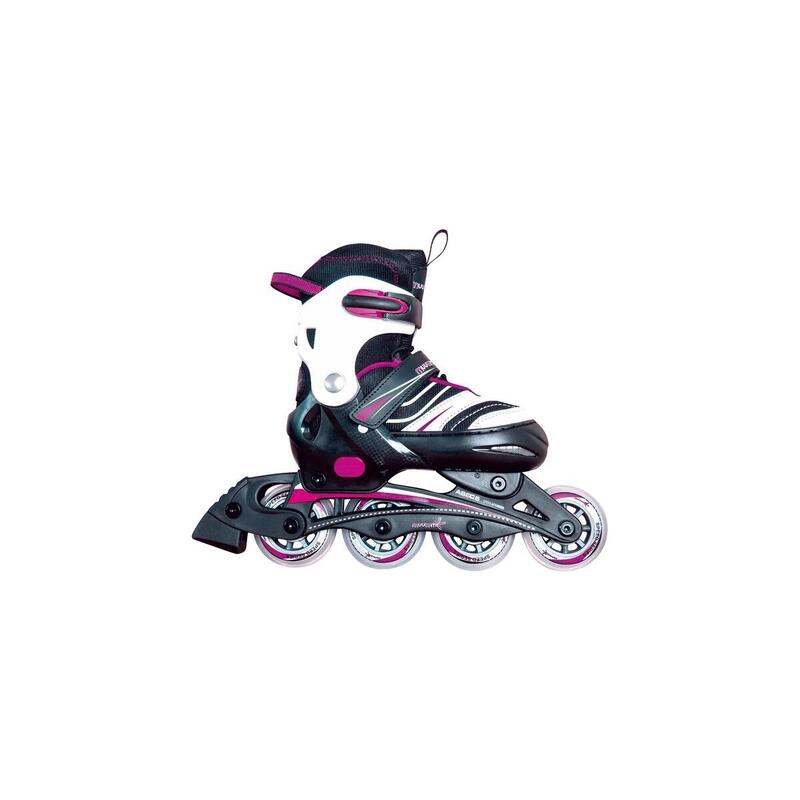 Patines Muuwmi 285 En Línea Rosa Neón/Negro