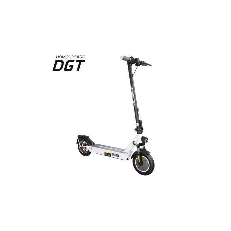 Patinete Electrico Mascooter S2  Motor 400w - Homologado Dgt - Autonomia Hasta 30km - Carga Maxima 100kg - Ruedas 10" -