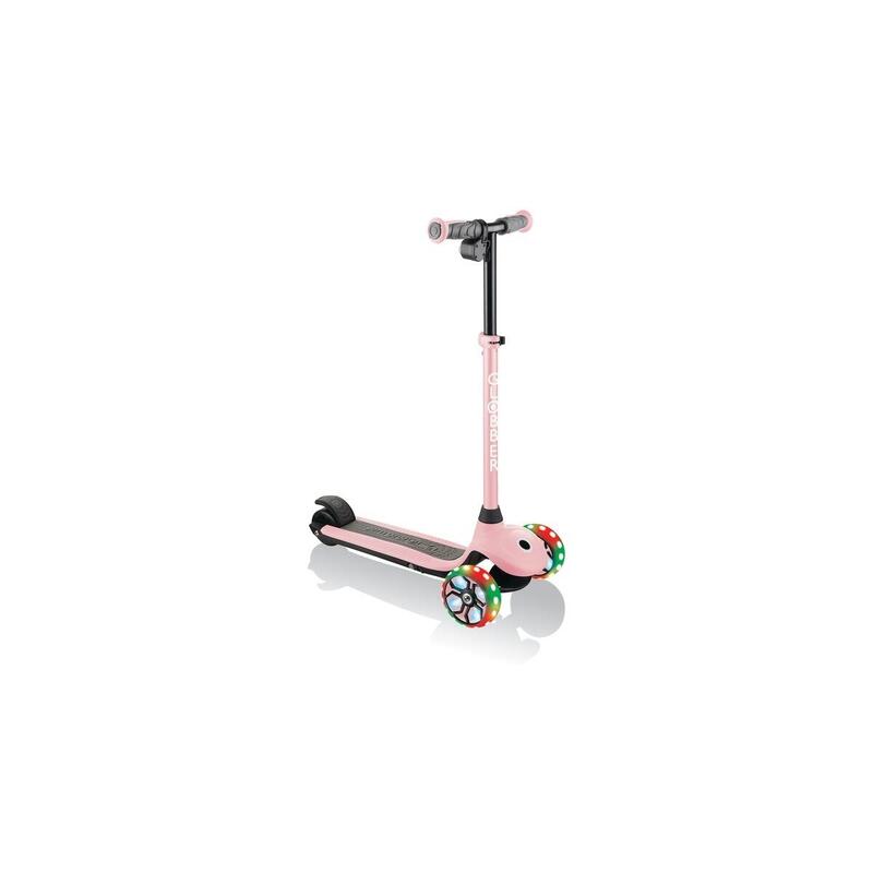 Patinete Globber One K E-Motion Plus 4 Plus, E-Scooter Rosa, Con Rodillos Luminosos 755-210-2