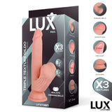 Paul Dildo Triple Densidad Con Testículos Oscilantes 8.2