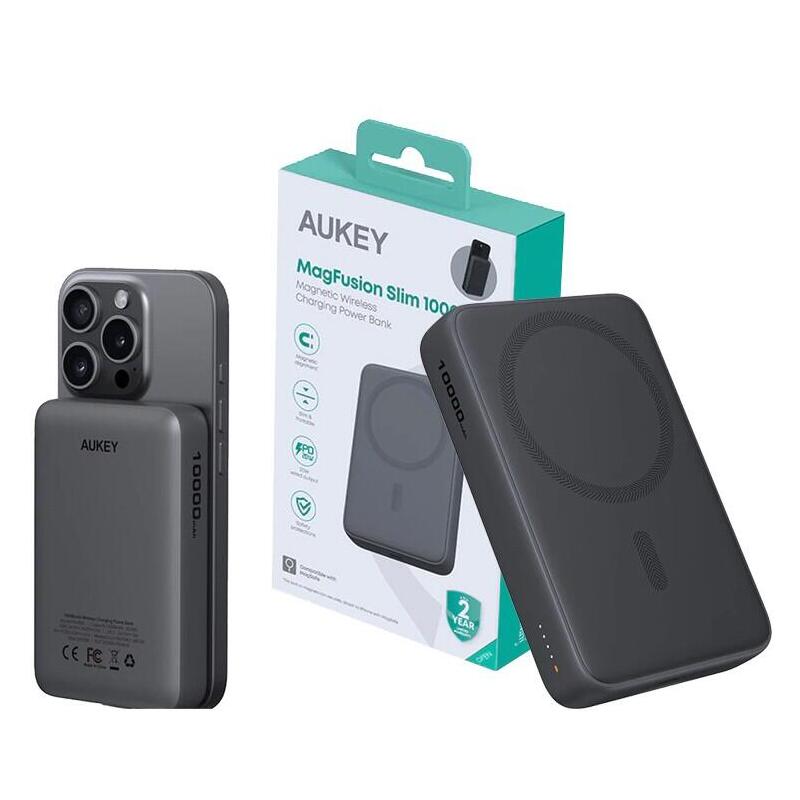 Pb-Ms04 Gray Qi2 Powerbank 10000mah 20w Magsafe Pd