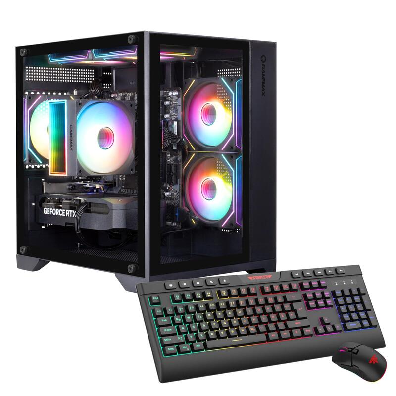 Pc  Gaming Hyrican Gamemax Infinity Mini Bk 7852 Ryz5 9600x 16gb 1tbssd Rtx5060ti W11 Home