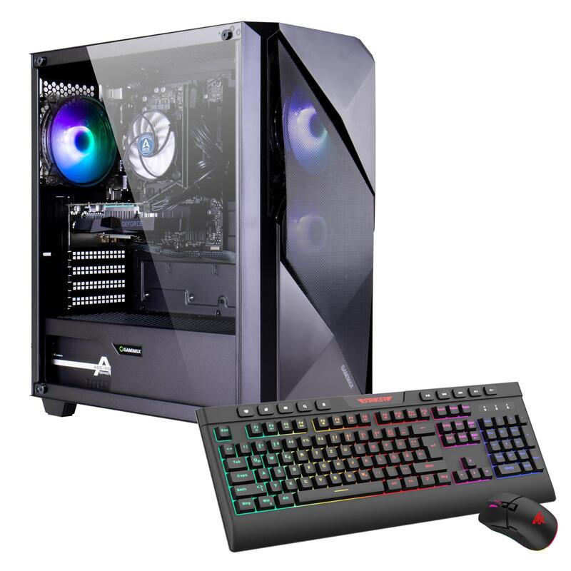 Pc  Gaming Hyrican Gamemax Striker 7817 R7-9700x 16gb 1tbssd Rtx5060ti W11 Home