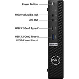 Pc Reacondicionado Dell Optiplex 7080 I5-10500 8gb 256gb Ssd Mini Win11pro 1 Año De Garantia