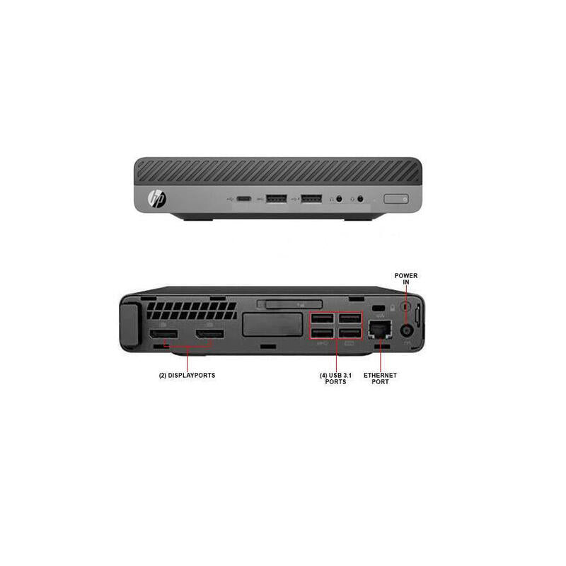 Pc Reacondicionado Hp Prodesk 600 G3 Mini I7-6700t 8gb  256gb Ssd W11p Instalado 1 Año De Garantia