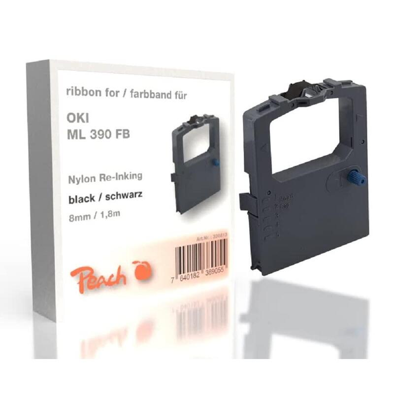 Peach Farbband Para Oki T2130 Ml182 390 Negro