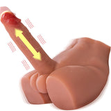Peel Masturbador Con Dildo Y Ano Ass Con Vibración Y Thrusting