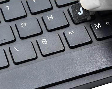 Pegatina Para Convertir Teclado En Idioma Español / Castellano Negro