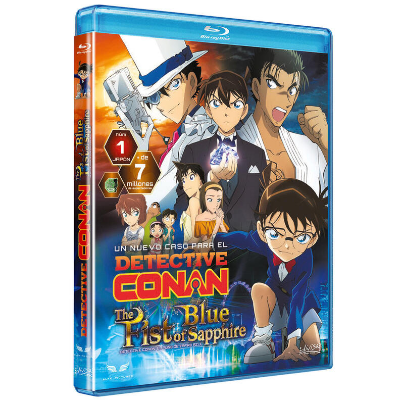 Pelicula Detective Conan - El Puño De Zafiro Azul Blu-Ray