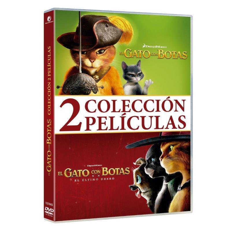 Pelicula El Gato Con Botas Pack 1-2 - Dvd Dvd