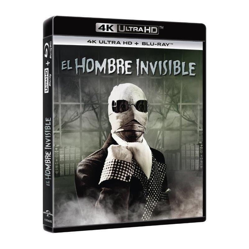 Pelicula El Hombre Invisible (4k Uhd+Bd) - Bd Blu-Ray