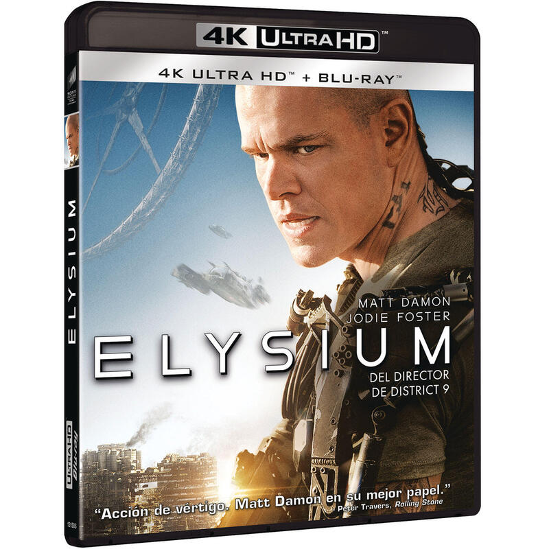 Pelicula Elysium (4k Uhd + Bd) - Bd Blu-Ray