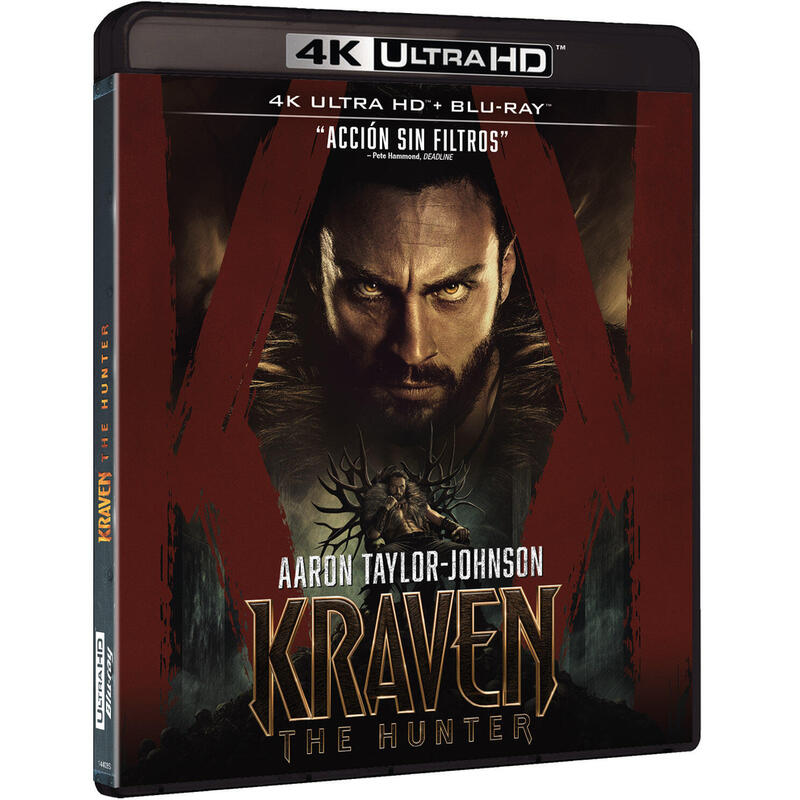 Pelicula Kraven The Hunter (4k Uhd + Blu-Ray) Blu-Ray