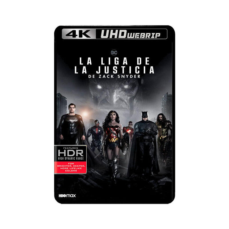 Pelicula La Liga De La Justicia De Zack Snyder - Bd Blu-Ray