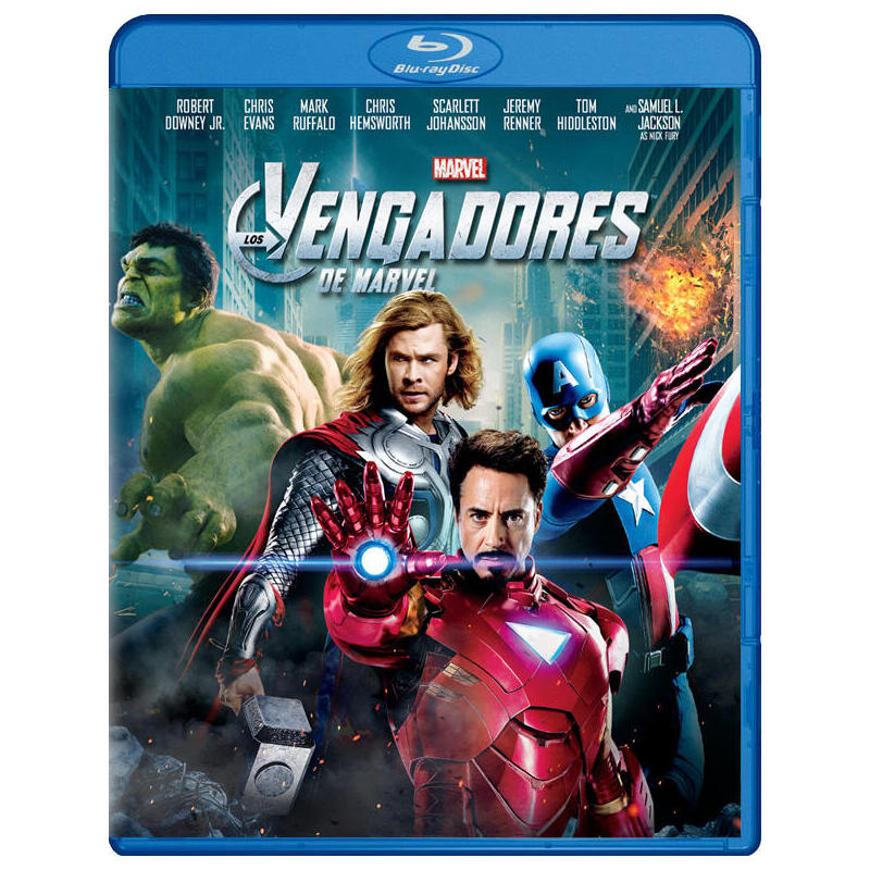 Pelicula Los Vengadores (2012) Blu-Ray