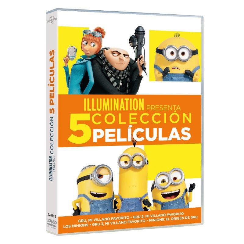 Pelicula Minions 1-2 + Gru: Mi Vill 1-3  - Dvd Dvd