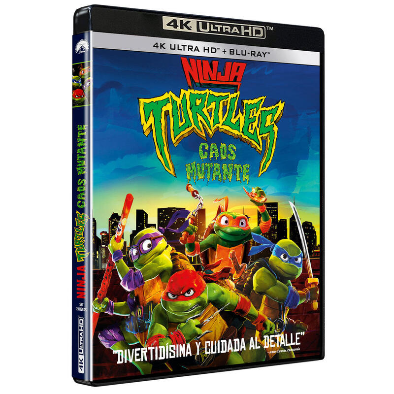 Pelicula Ninja Turtles - Caos Mutante (4k Uhd) - Bd Blu-Ray
