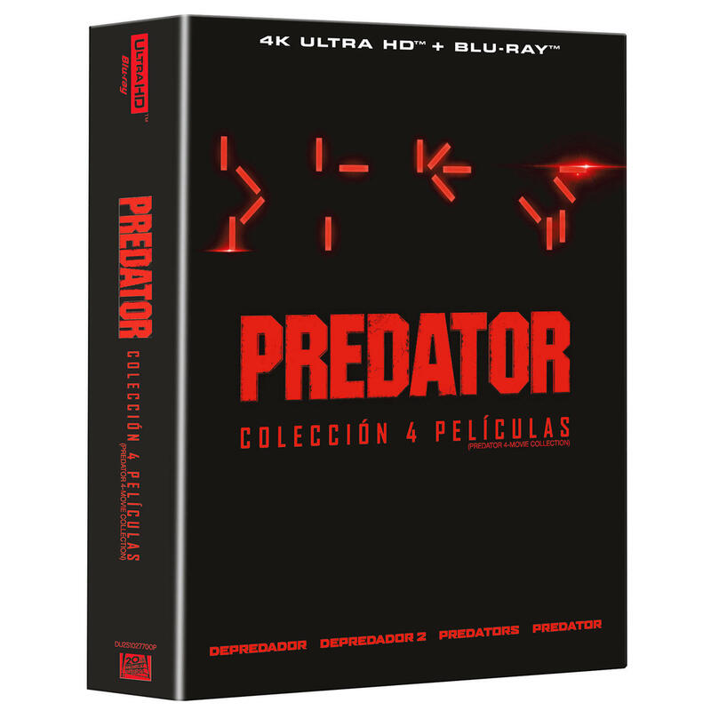 Pelicula Predator - Colección 4 Películas 4k Uhd - Bd Blu-Ray