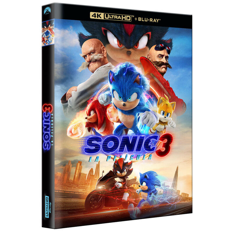 Pelicula Sonic 3 - La Pelicula - Uhd+Bd Divisa Blu-Ray
