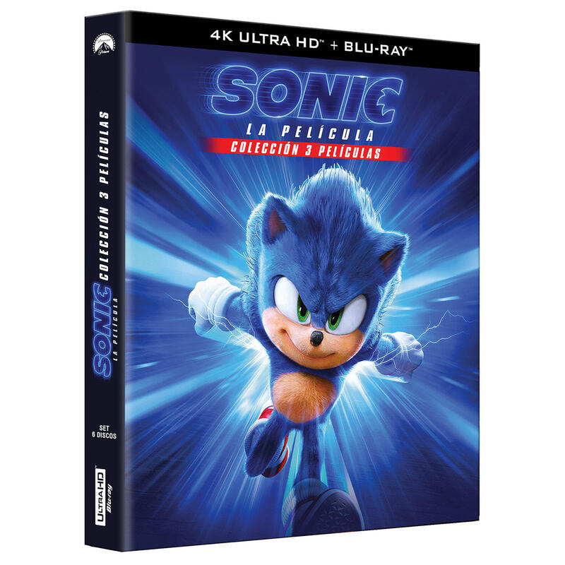 Pelicula Sonic - Coleccion 3 Peliculas 4k Uhd + Bd - Bd Blu-Ray