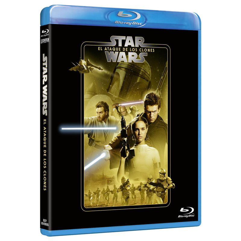 Pelicula Star Wars Episodio Ii: El Ataque De Los Clones (2020) - Bd Blu-Ray