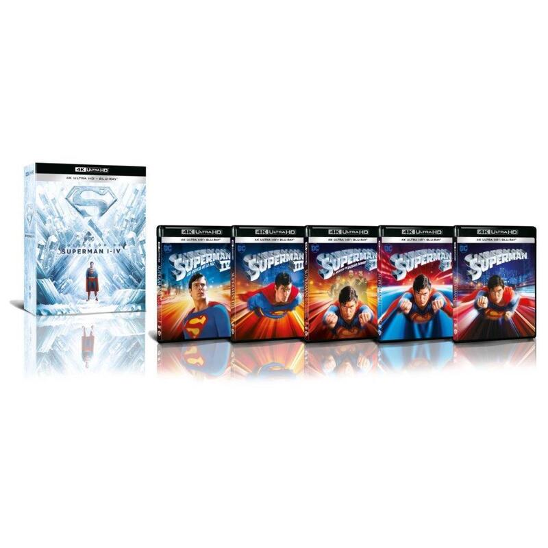 Pelicula Superman I-Iv (4k Uhd + Bd)  Blu-Ray