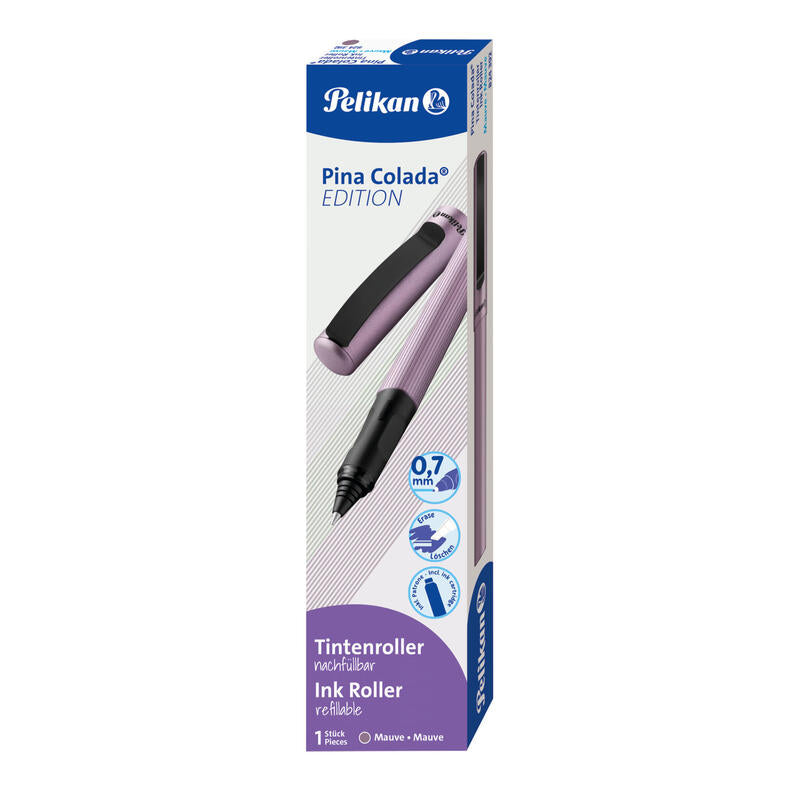 Pelikan Bolígrafo De Punta Redonda De Color Malva Metálico