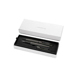 Pelikan Set Bolígrafo + Estilográfica Jazz Noble Elegance Tinta Azul Color Piedra Estuche De Regalo
