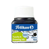 Pelikan Tinta China 523 10ml N.17 - Tinta De Alta Calidad - Resistente Al Agua - Ideal Para Dibujo Y Caligrafia - Color